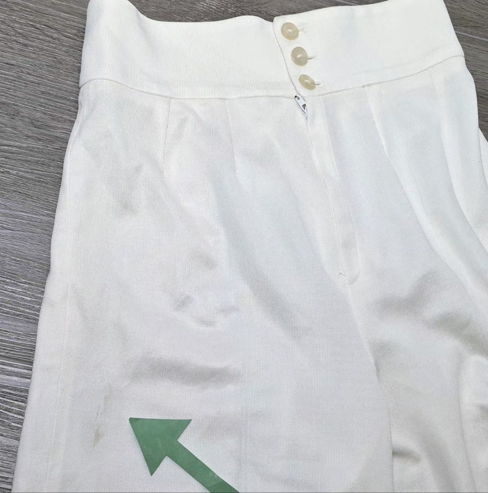 Vintage 70's Bell Bottom Pants High Waisted 26 Inch Waist 31 Inseam 14 Inch Bell - Picture 8 of 8